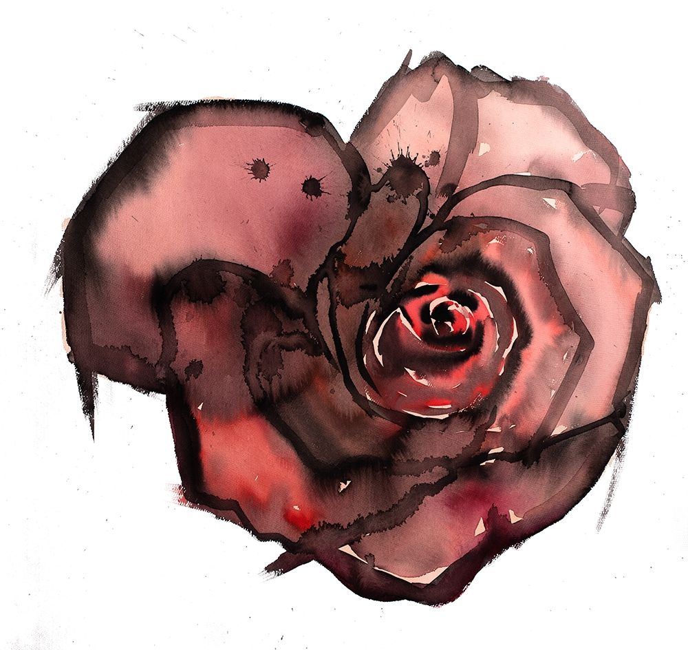DARK ROSE art print by Atelier B Art Studio for $57.95 CAD