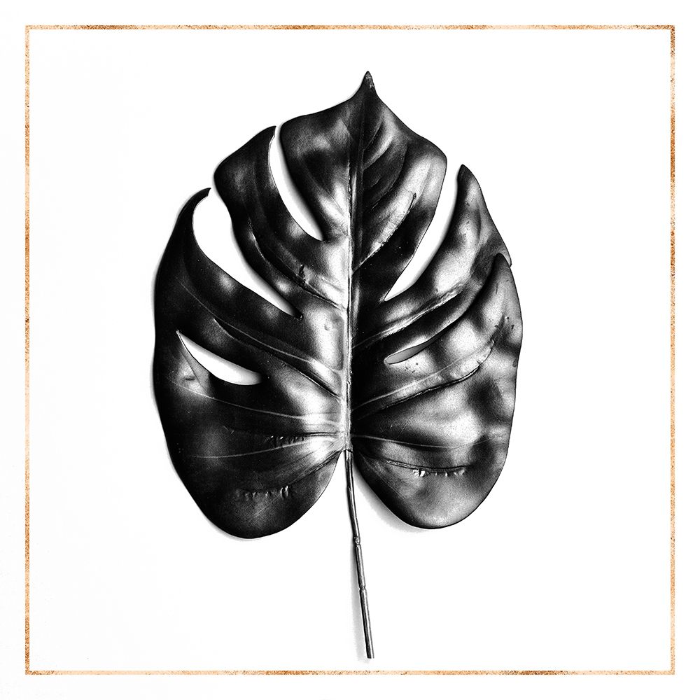 SPLIT LEAF PHILODENDRON WITH GOLD LINES art print by Atelier B Art Studio for $57.95 CAD