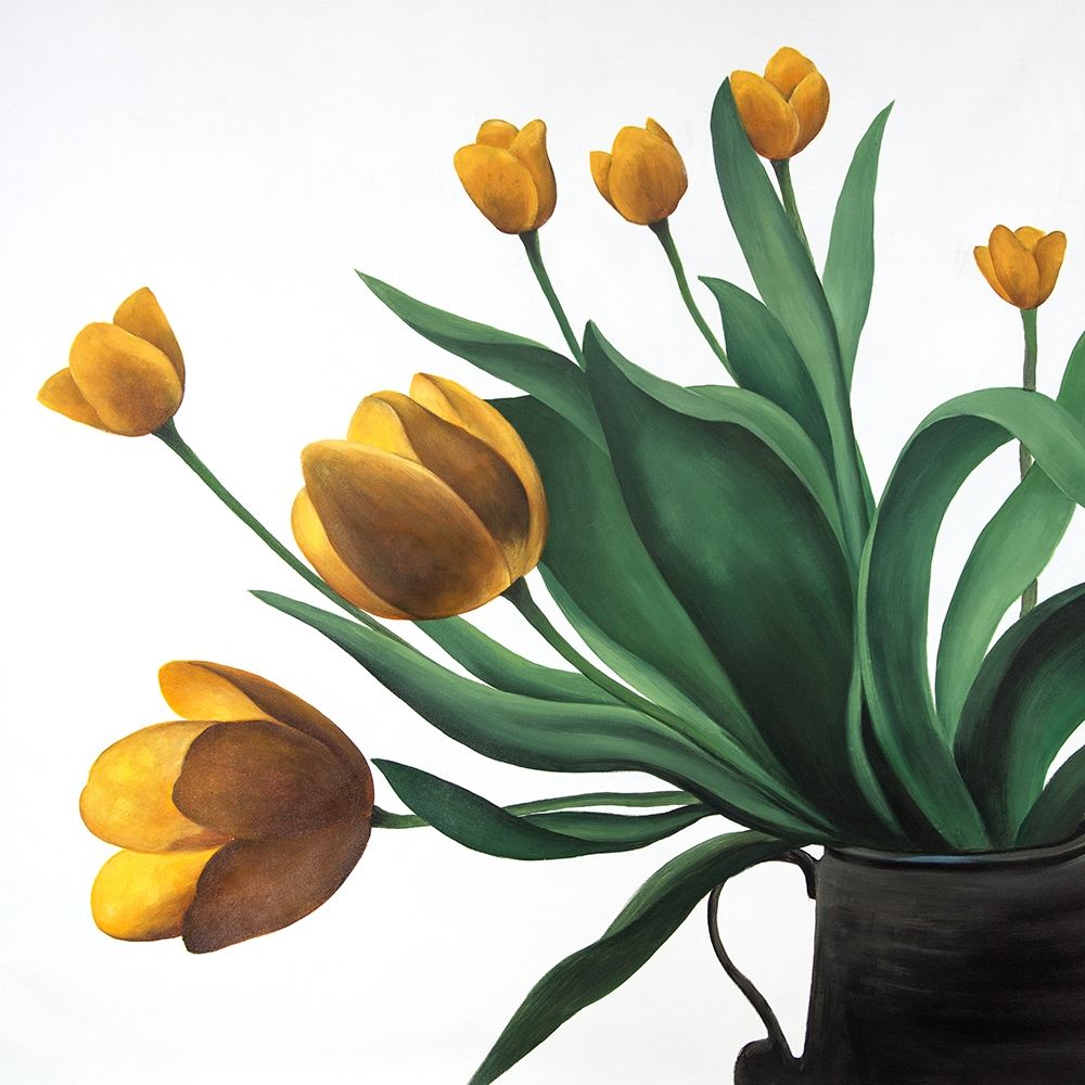 YELLOW TULIPS art print by Atelier B Art Studio for $57.95 CAD