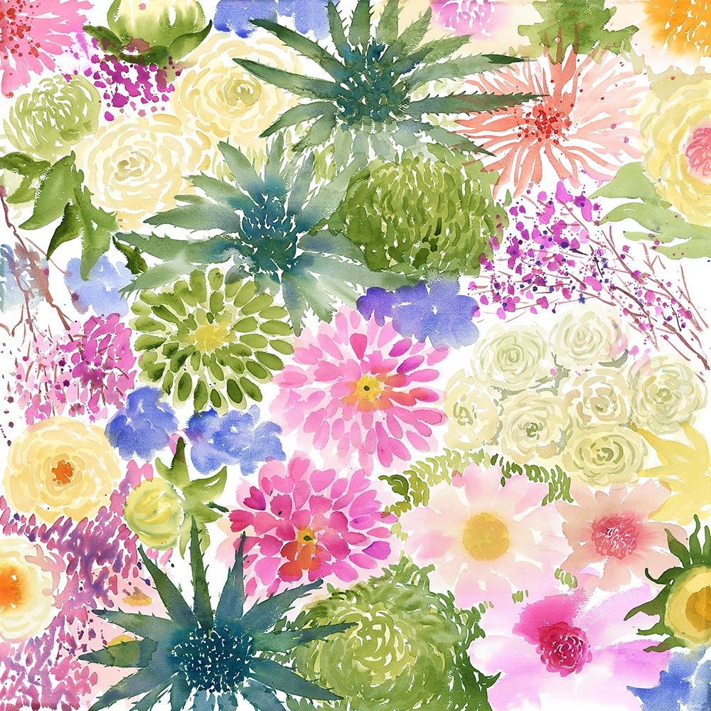 BUNDLE OF EXOTIC FLOWERS art print by Atelier B Art Studio for $57.95 CAD