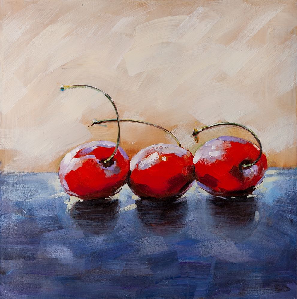 THREE CHERRIES art print by Atelier B Art Studio for $57.95 CAD