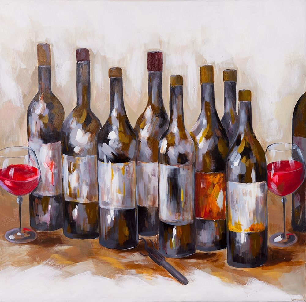 RED WHINE art print by Atelier B Art Studio for $57.95 CAD