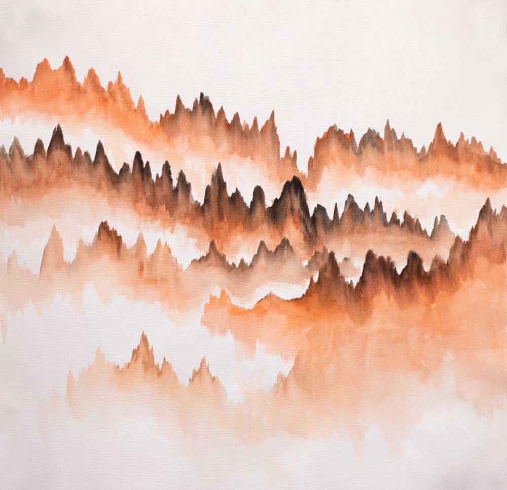 Distant Mountains art print by Atelier B Art Studio for $57.95 CAD