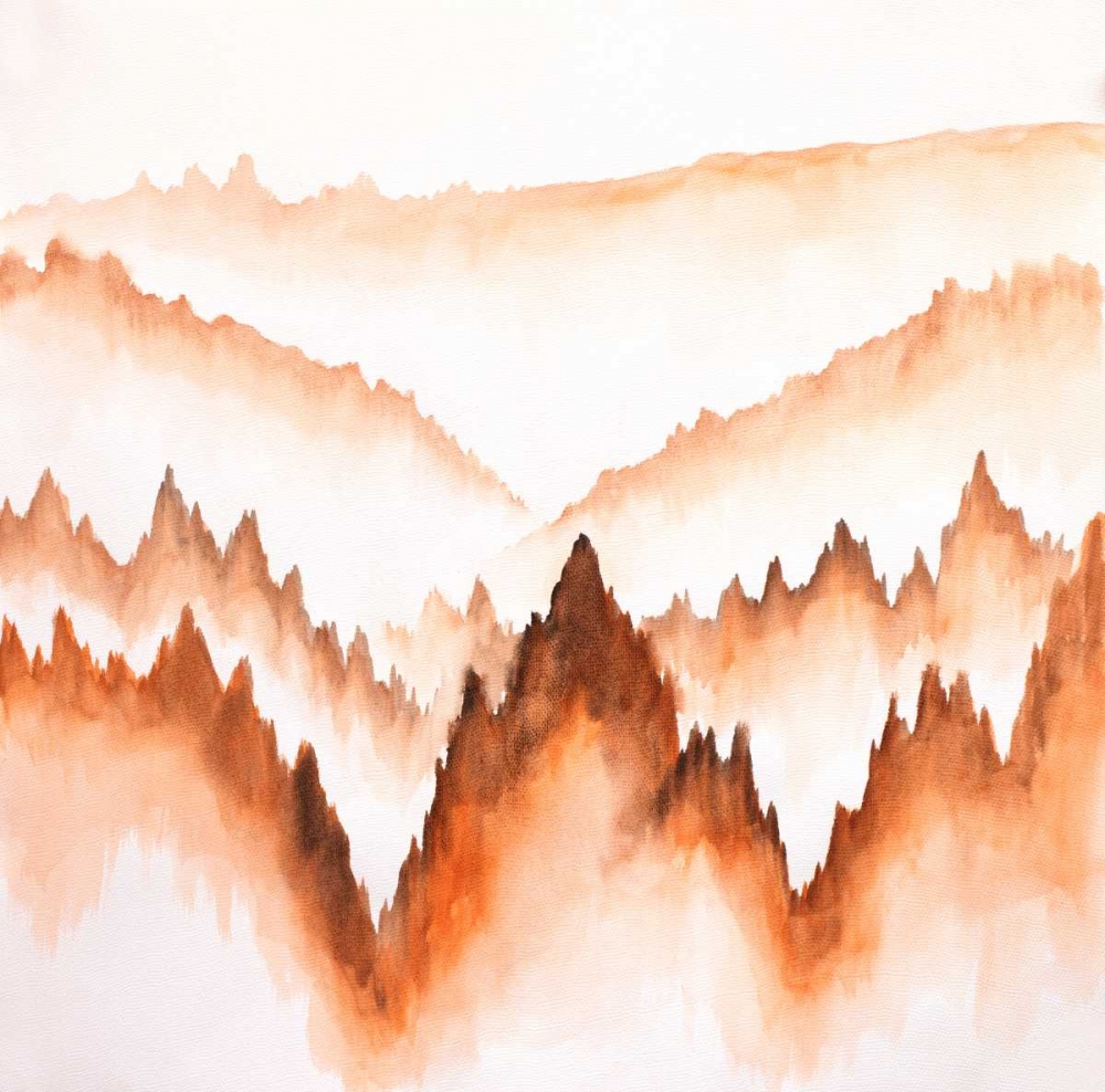 Distant Mountains and Trees art print by Atelier B Art Studio for $57.95 CAD