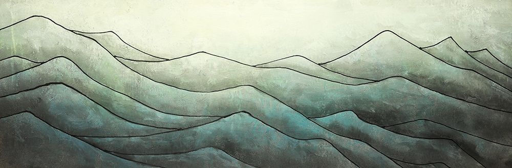 Desaturated Mountains art print by Atelier B Art Studio for $57.95 CAD