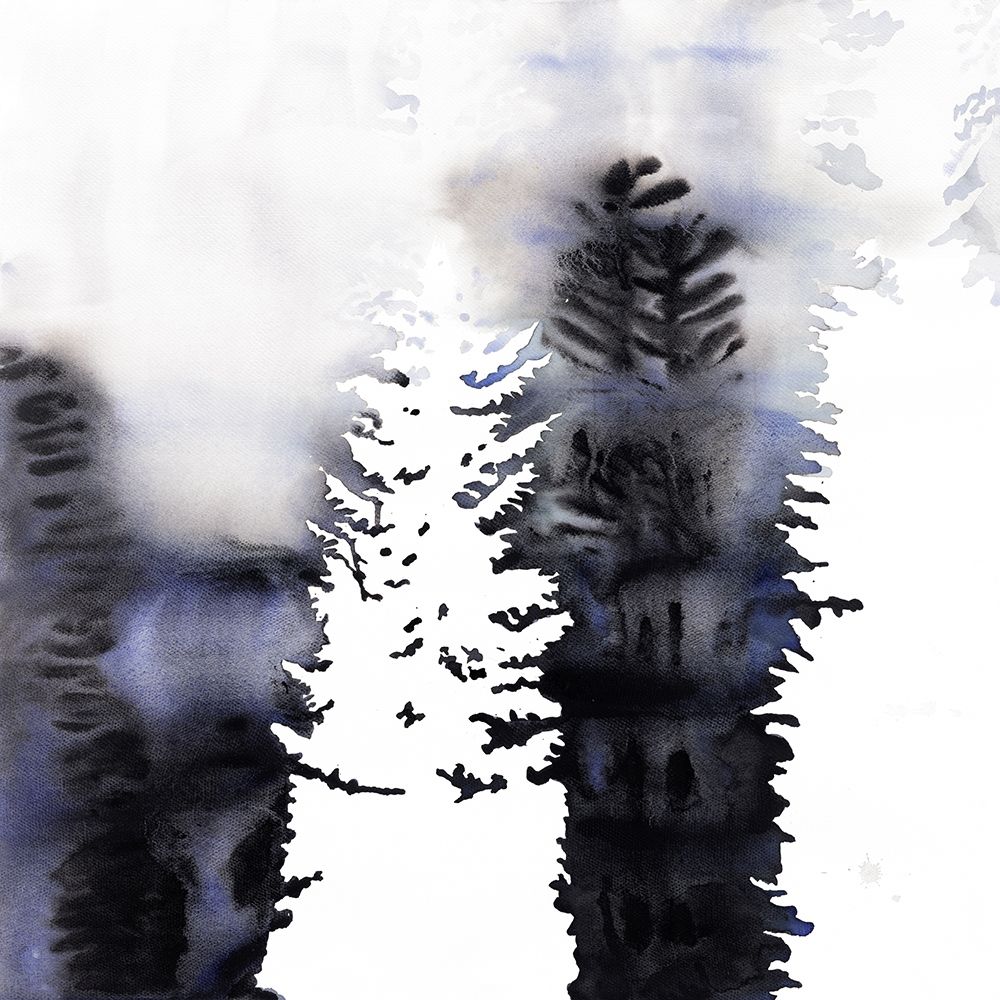 SILHOUETTES OF TREES art print by Atelier B Art Studio for $57.95 CAD