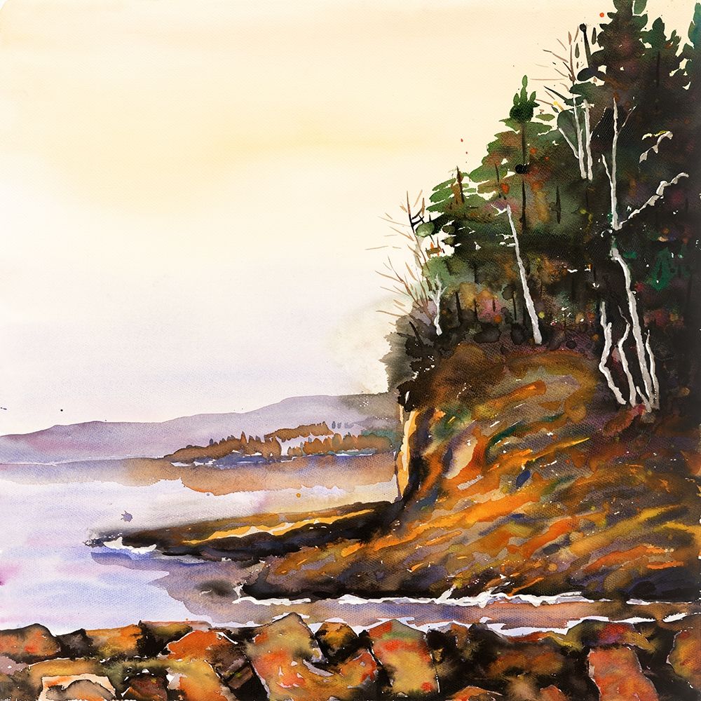PEACEFUL LAKE art print by Atelier B Art Studio for $57.95 CAD