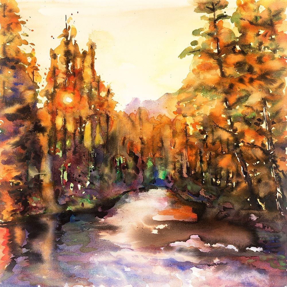 MERCED RIVER art print by Atelier B Art Studio for $57.95 CAD