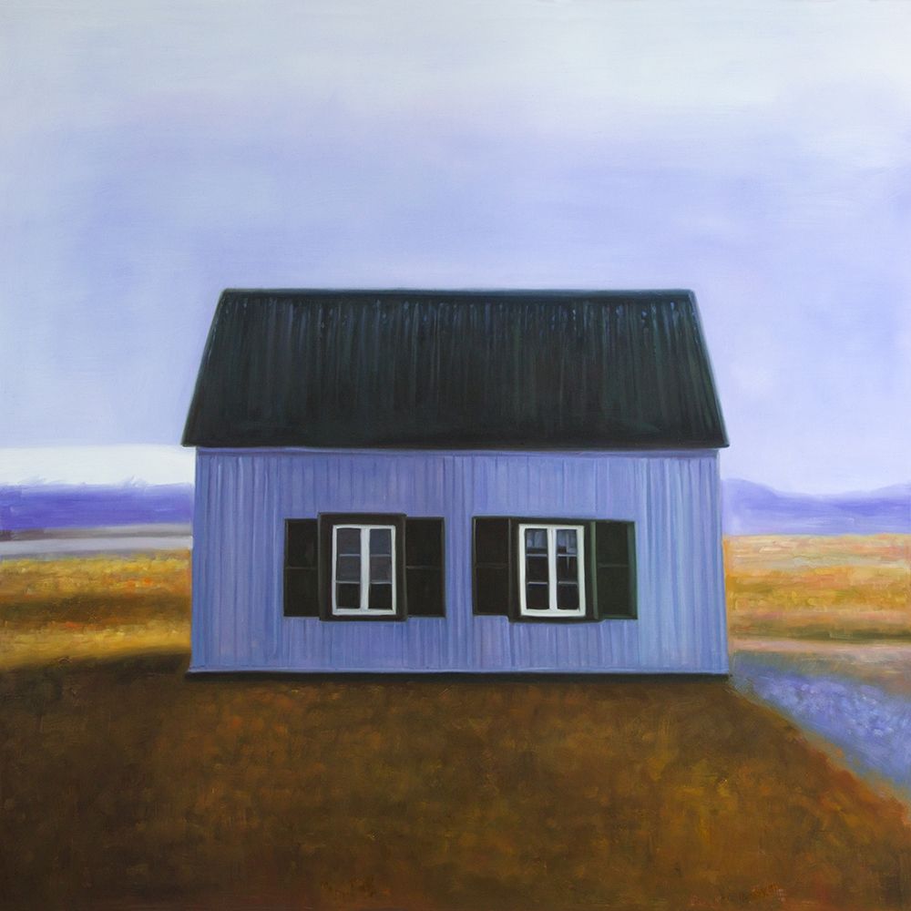 BLUE BARN art print by Atelier B Art Studio for $57.95 CAD