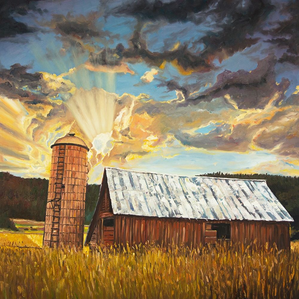 HAY BARN art print by Atelier B Art Studio for $57.95 CAD