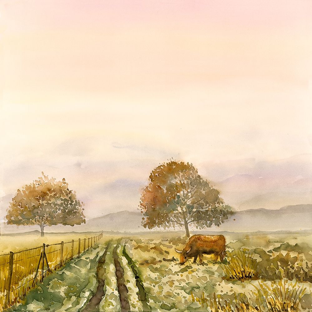 SWEET MORNING IN THE COUNTRYSIDE art print by Atelier B Art Studio for $57.95 CAD