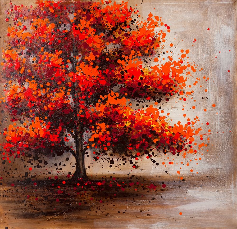 TREE WITH DOTTED LEAVES art print by Atelier B Art Studio for $57.95 CAD