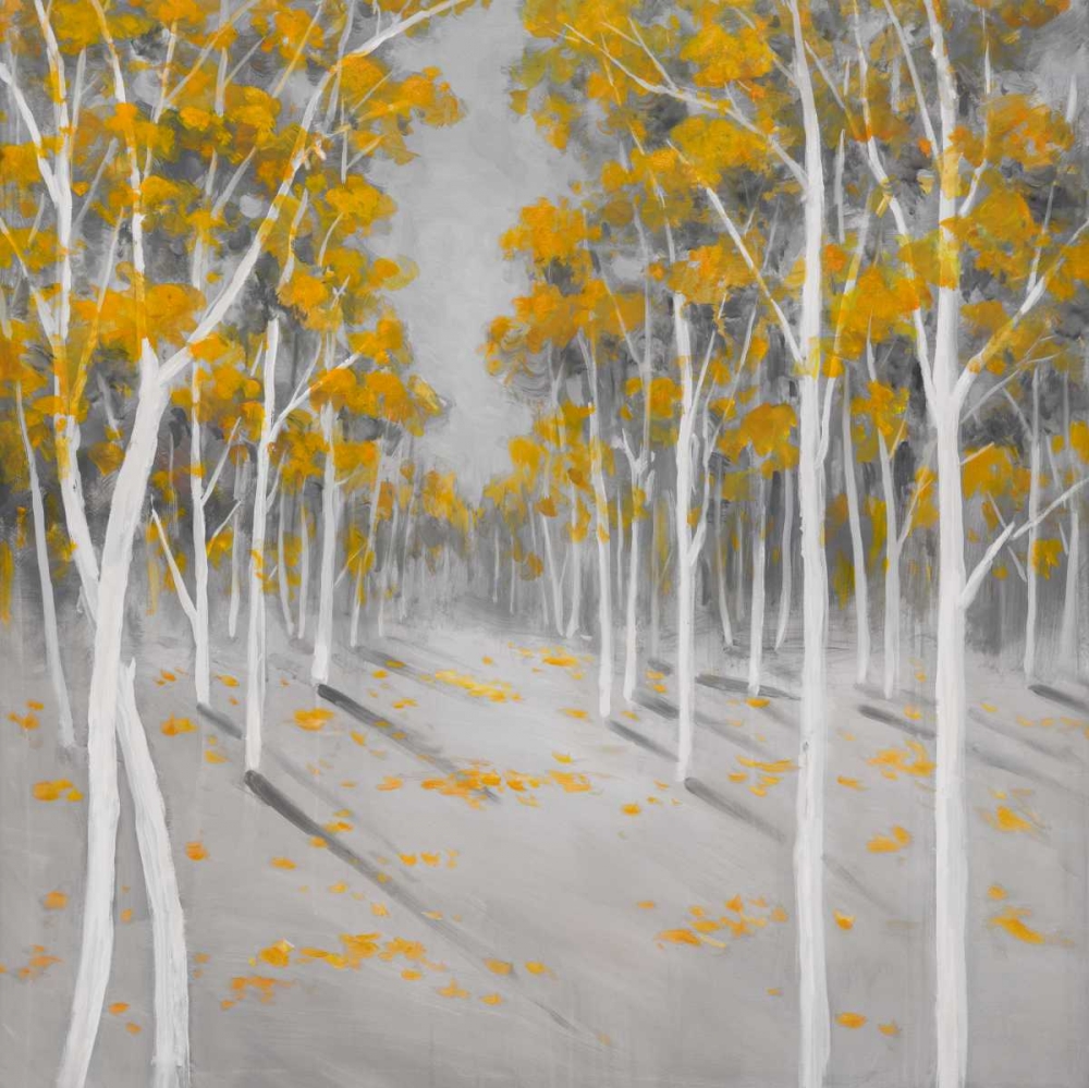 Yellow Birch Forest art print by Atelier B Art Studio for $57.95 CAD
