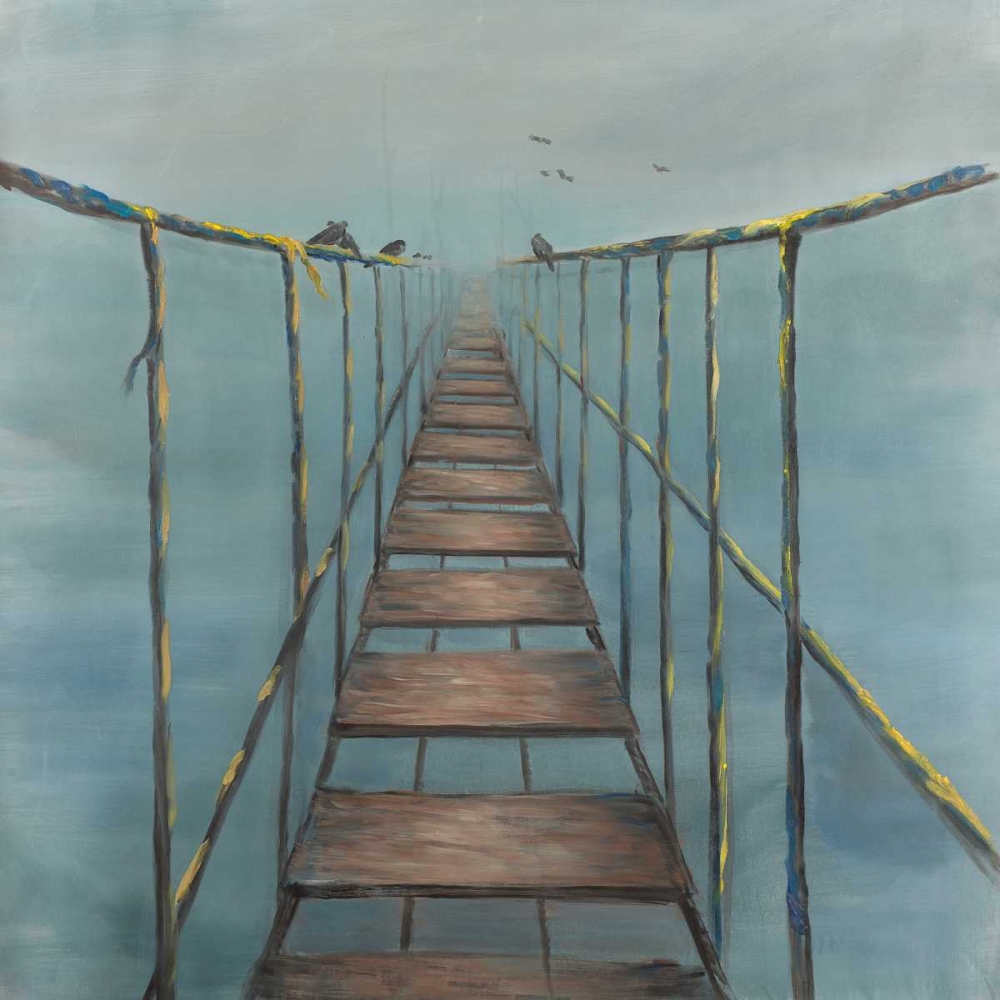 Old and Dangerous Bridge art print by Atelier B Art Studio for $57.95 CAD