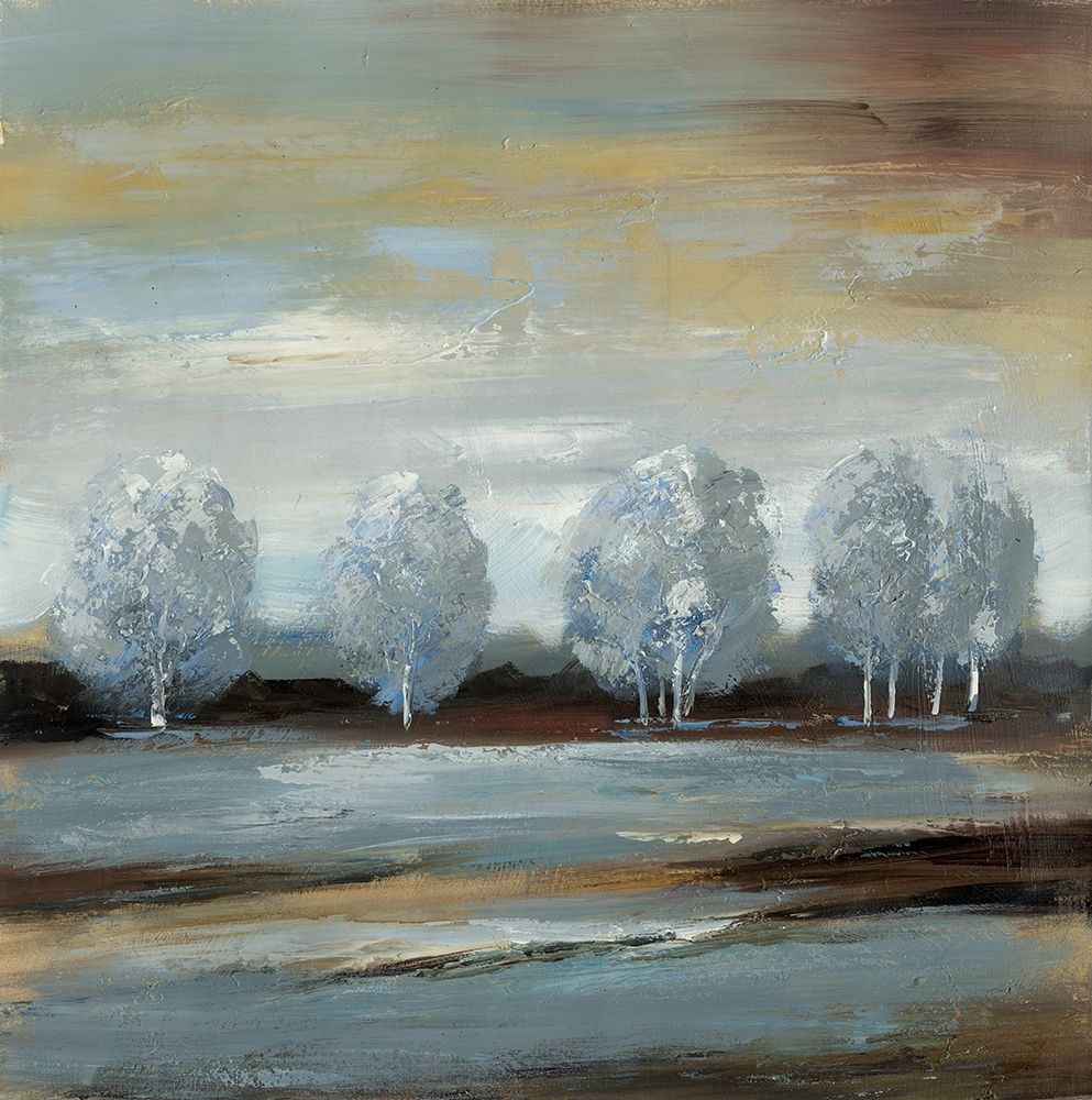 Grey landscape art print by Atelier B Art Studio for $57.95 CAD