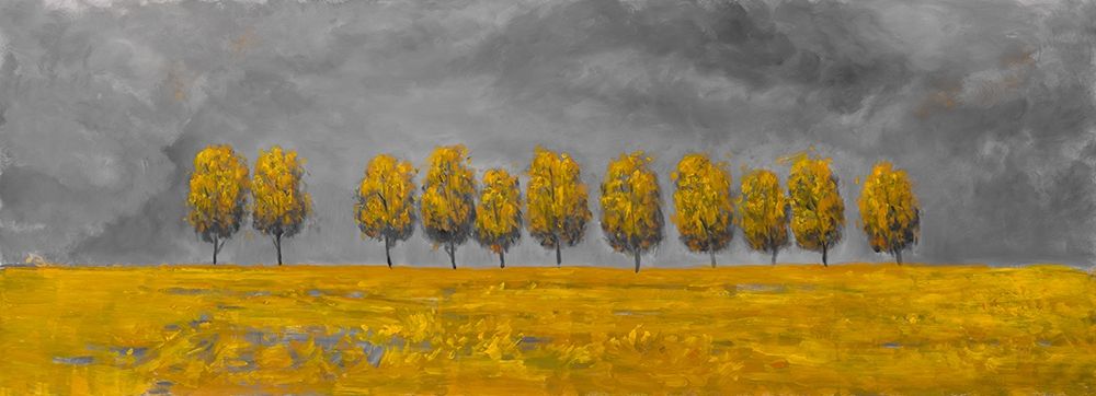 TREES IN A FIELD art print by Atelier B Art Studio for $57.95 CAD