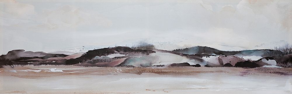 WATERCOLOR MOUNTAINS art print by Atelier B Art Studio for $57.95 CAD