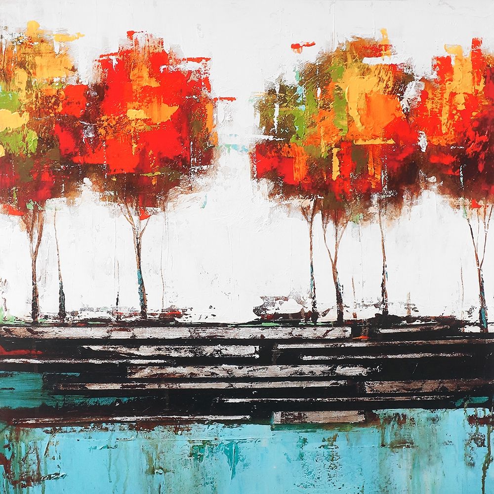 MODERN STYLE TREES art print by Atelier B Art Studio for $57.95 CAD