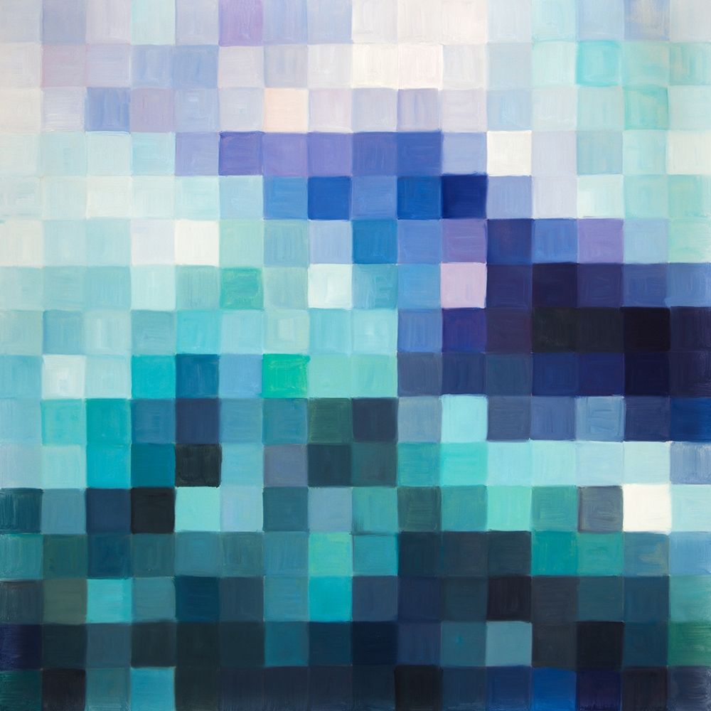 PIXELIZED LANDSCAPE art print by Atelier B Art Studio for $57.95 CAD