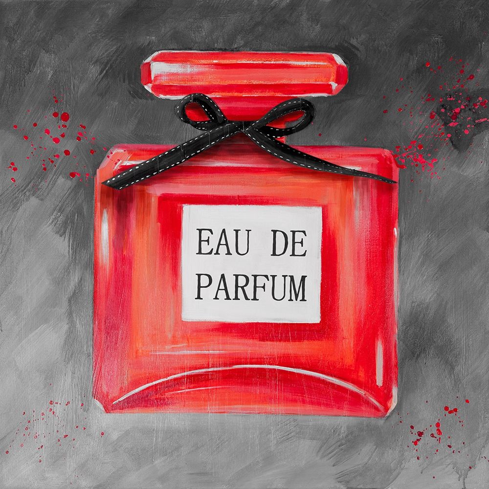 PERFUME RED BOTTLE art print by Atelier B Art Studio for $57.95 CAD