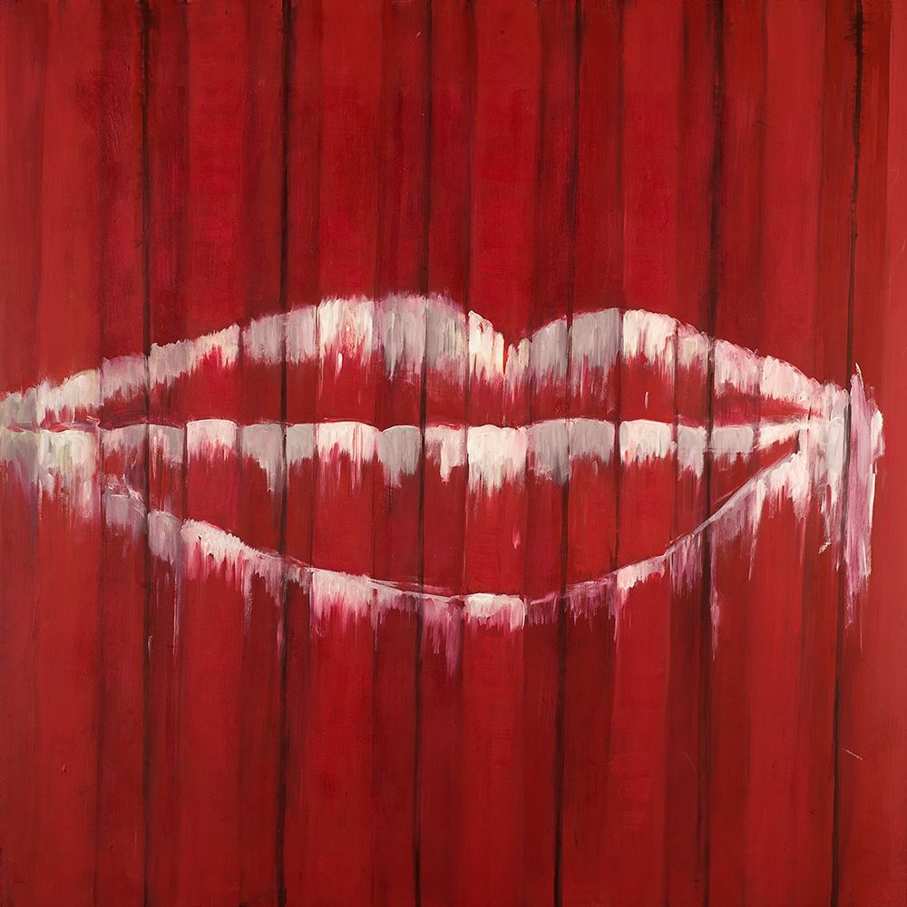 GRAFFITI OF A MOUTH ON CONTAINER art print by Atelier B Art Studio for $57.95 CAD