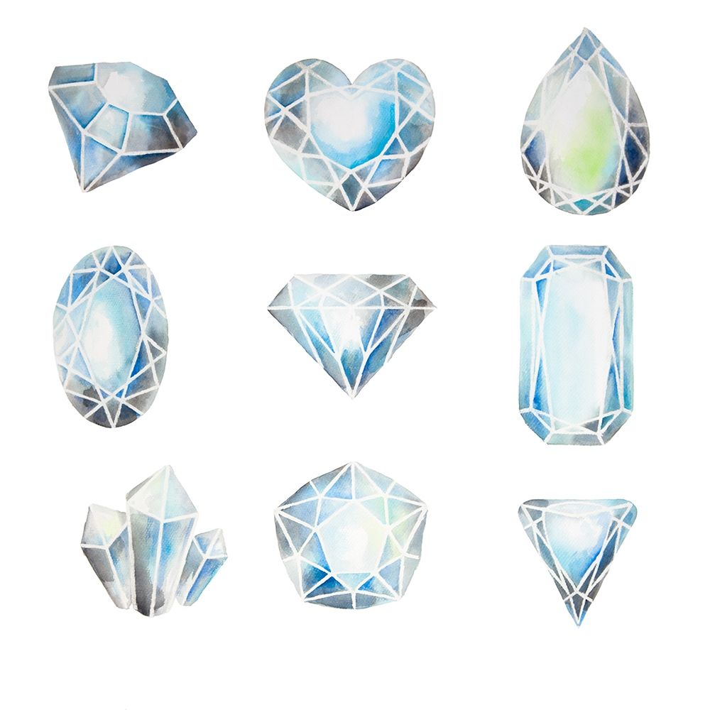 CRYSTALS art print by Atelier B Art Studio for $57.95 CAD