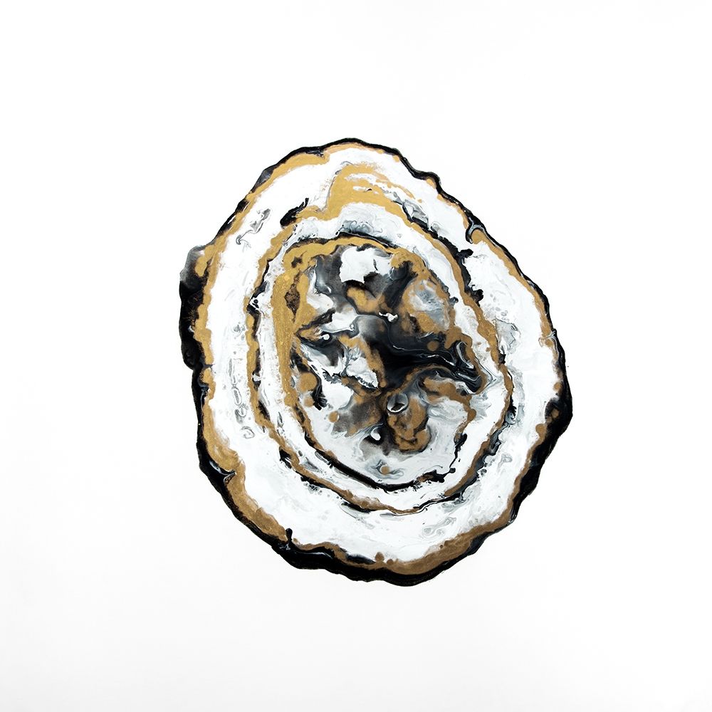 GOLDEN GEODE art print by Atelier B Art Studio for $57.95 CAD
