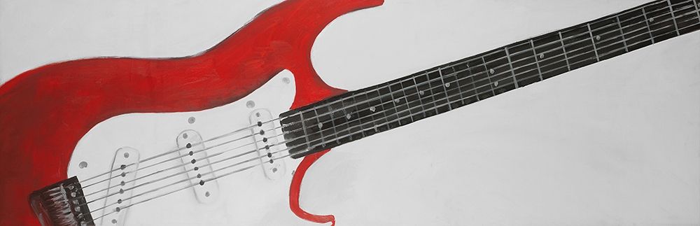 RED ROCK GUITAR art print by Atelier B Art Studio for $57.95 CAD
