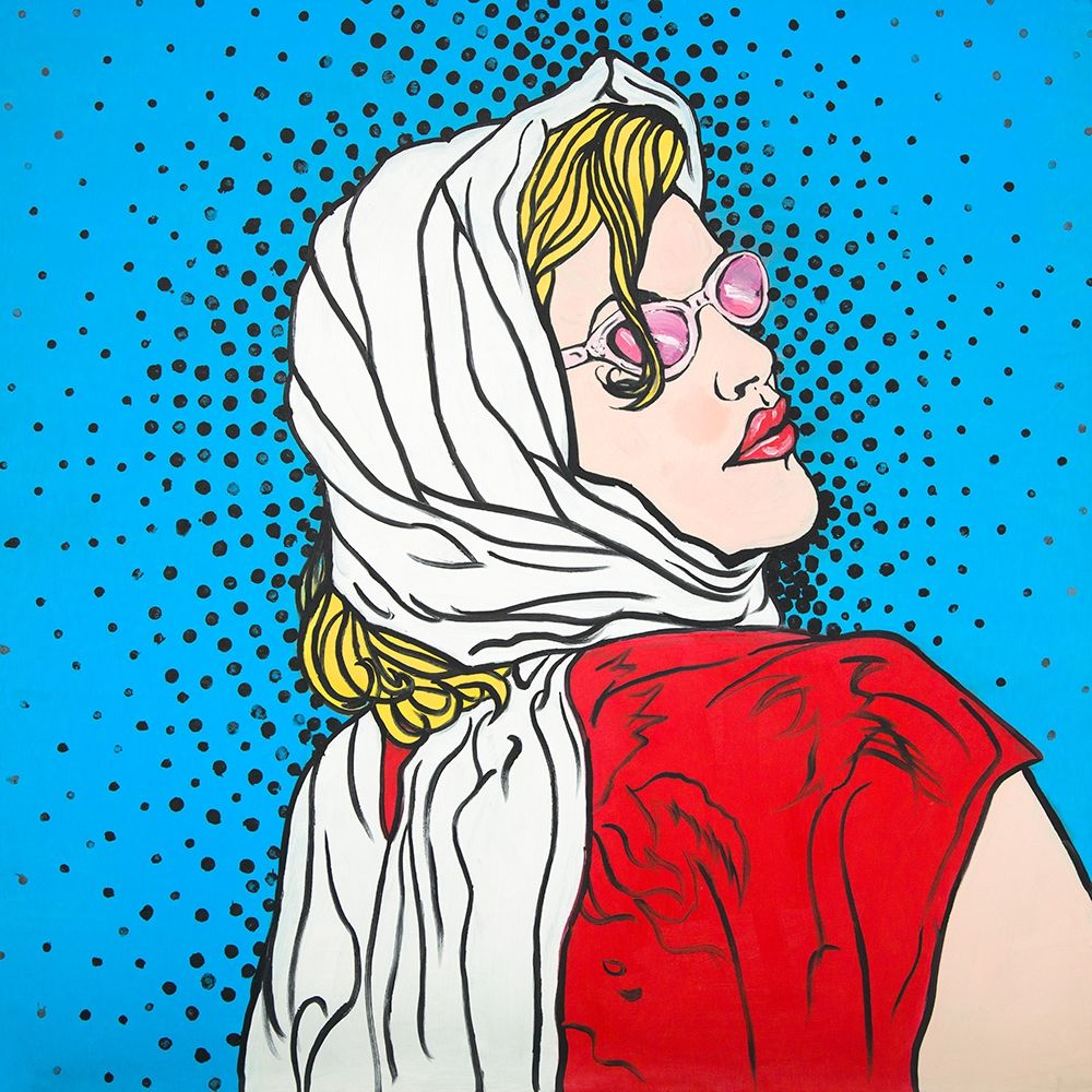 POP ART WOMAN art print by Atelier B Art Studio for $57.95 CAD