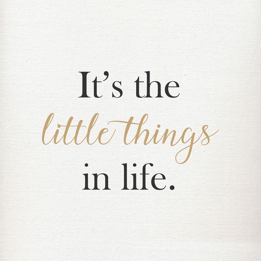 ITS THE LITTLE THINGS IN LIFE art print by Atelier B Art Studio for $57.95 CAD