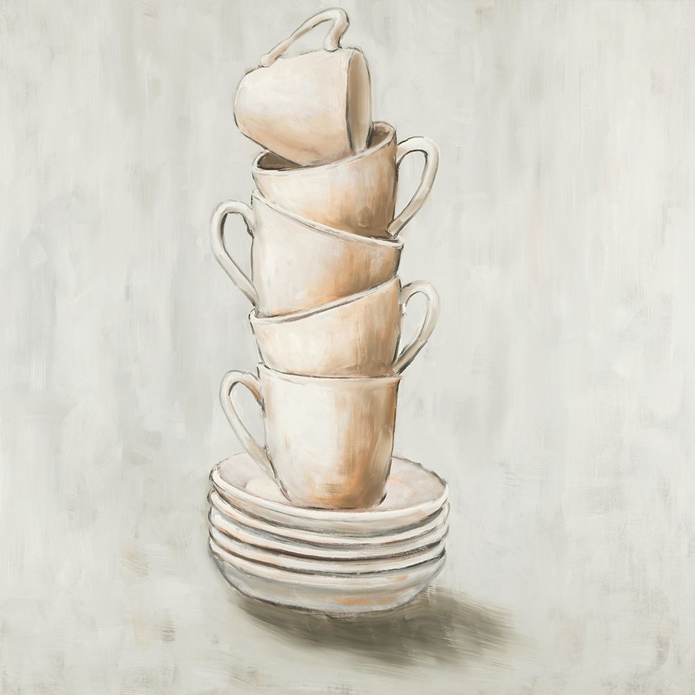 Stacked Cups art print by Atelier B Art Studio for $57.95 CAD