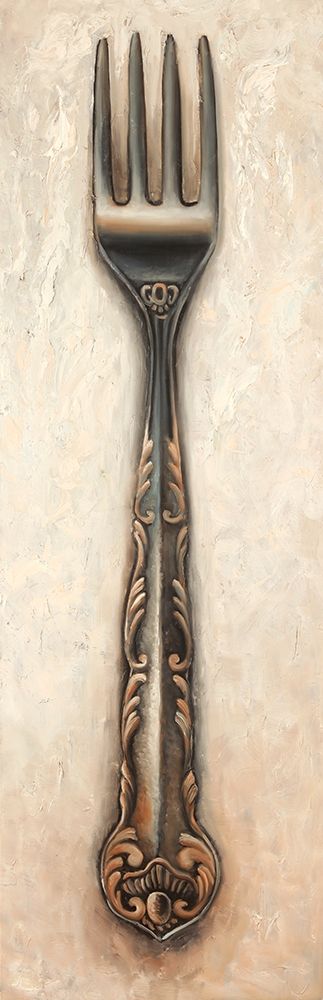 Vintage Fork art print by Atelier B Art Studio for $57.95 CAD