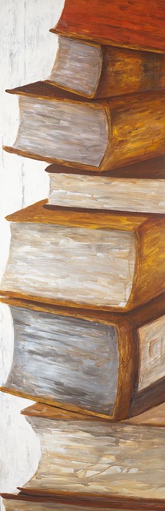 PILE OF BOOKS art print by Atelier B Art Studio for $57.95 CAD