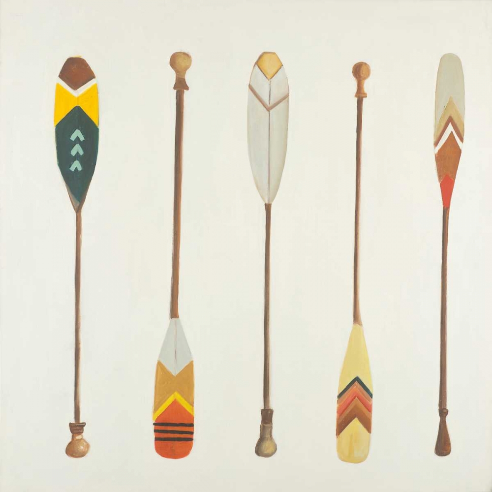 Canoe Paddles art print by Atelier B Art Studio for $57.95 CAD