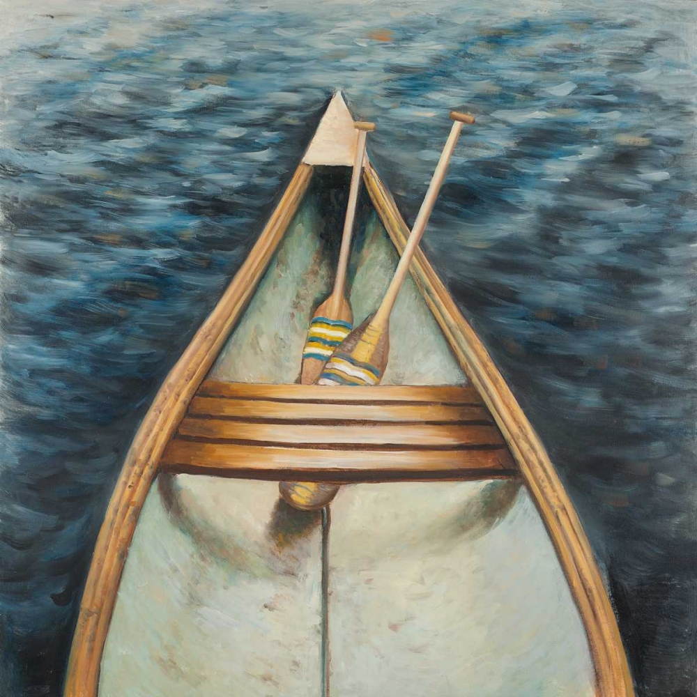 Canoeing on the Lake art print by Atelier B Art Studio for $57.95 CAD