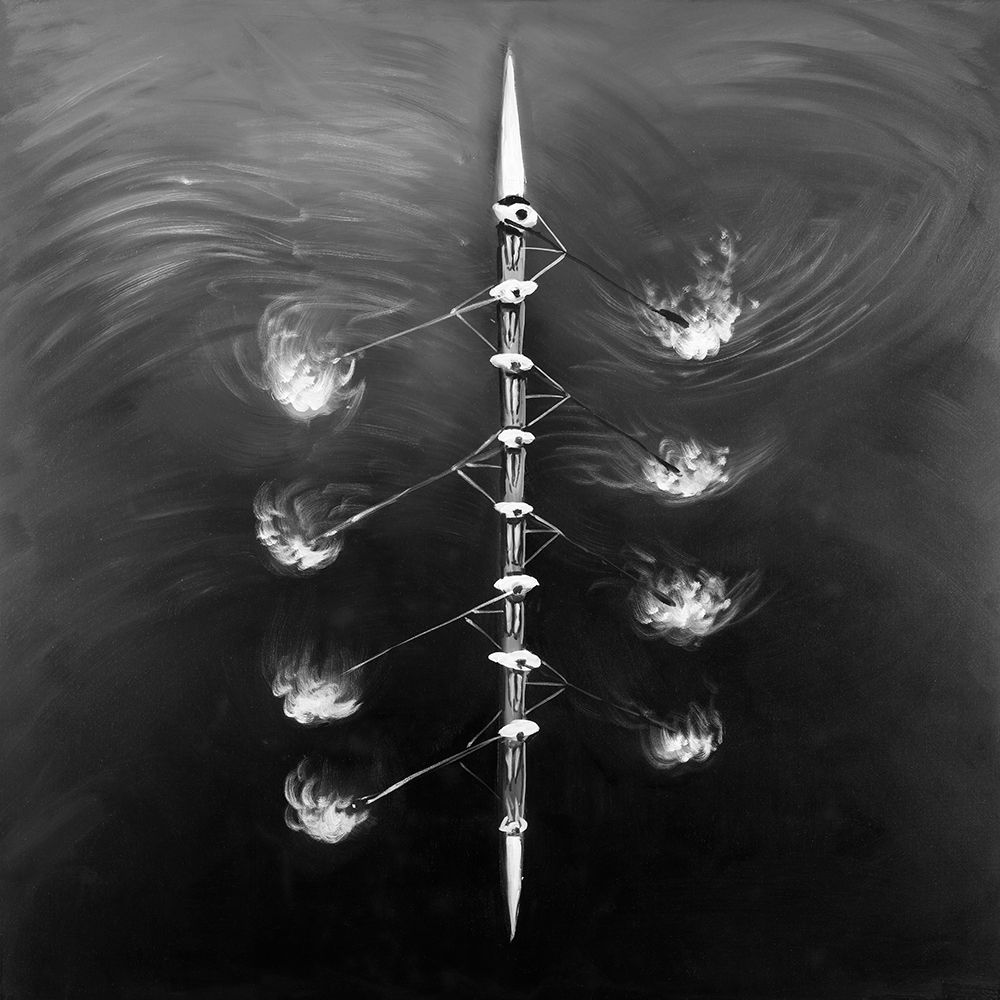 Rowing Boat Race art print by Atelier B Art Studio for $57.95 CAD