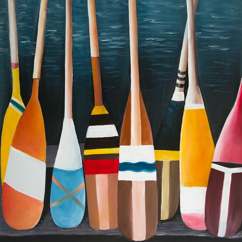 COLORFUL PADDLES art print by Atelier B Art Studio for $57.95 CAD