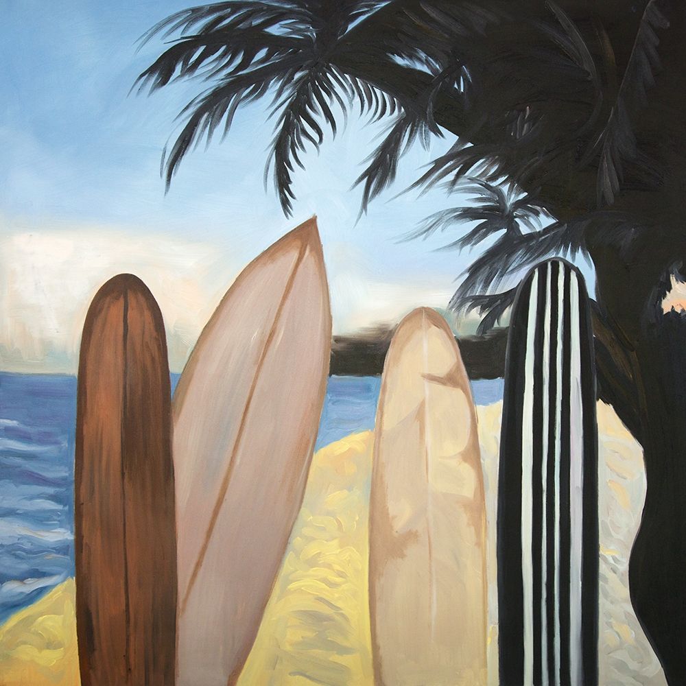 SURFBOARDS art print by Atelier B Art Studio for $57.95 CAD