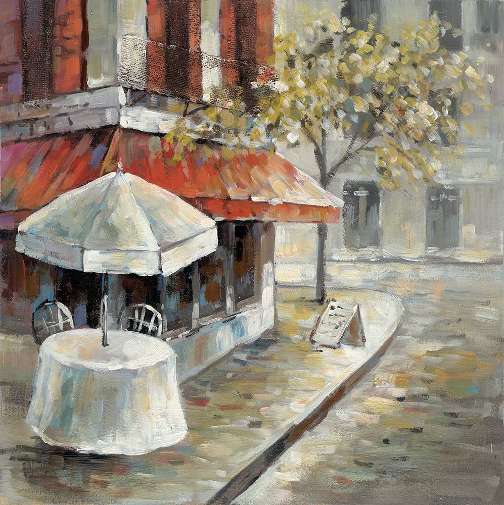 Deserted and sunny street art print by Atelier B Art Studio for $57.95 CAD
