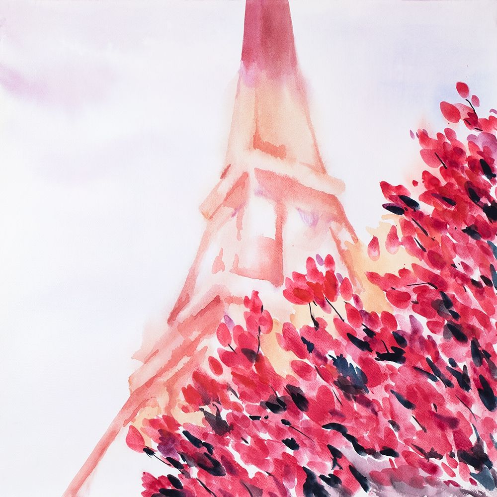 PINK EIFFEL TOWER art print by Atelier B Art Studio for $57.95 CAD