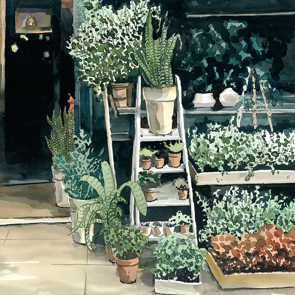 PLANTS SHOP art print by Atelier B Art Studio for $57.95 CAD