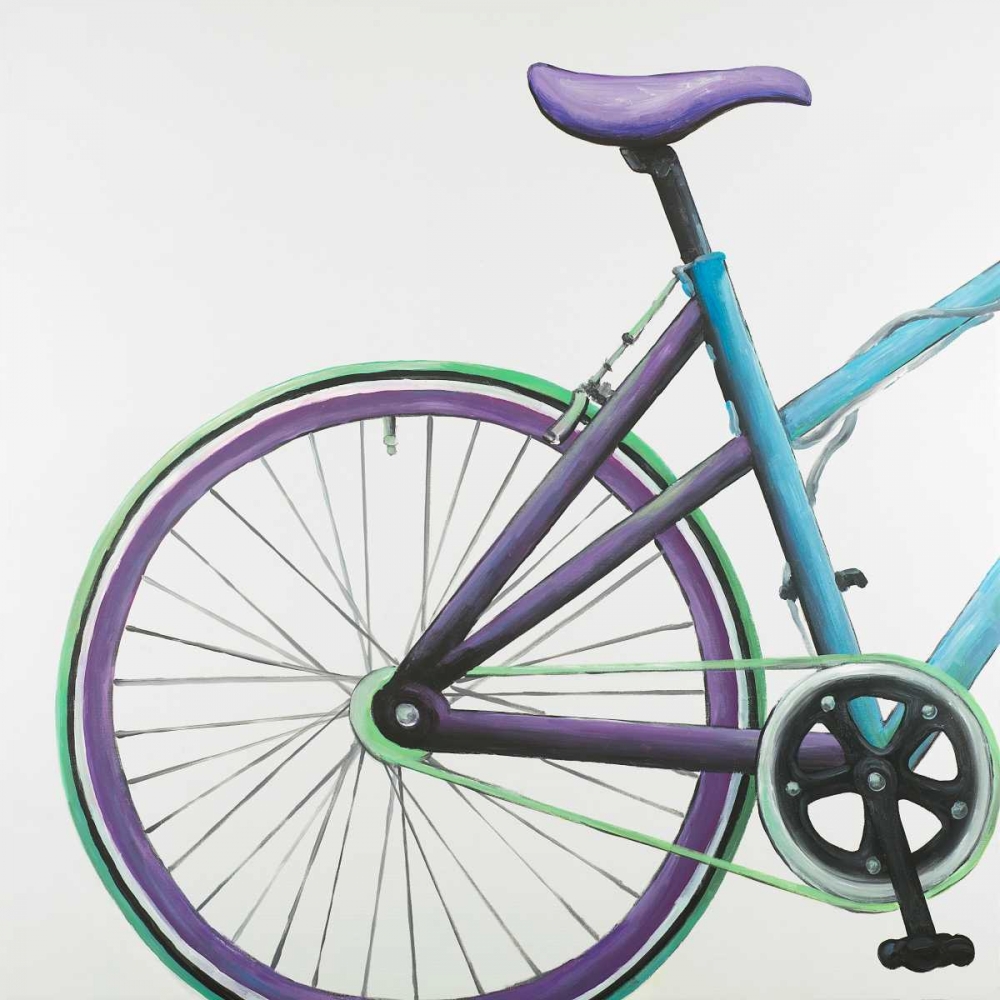 Rear Wheel of Bicycle art print by Atelier B Art Studio for $57.95 CAD