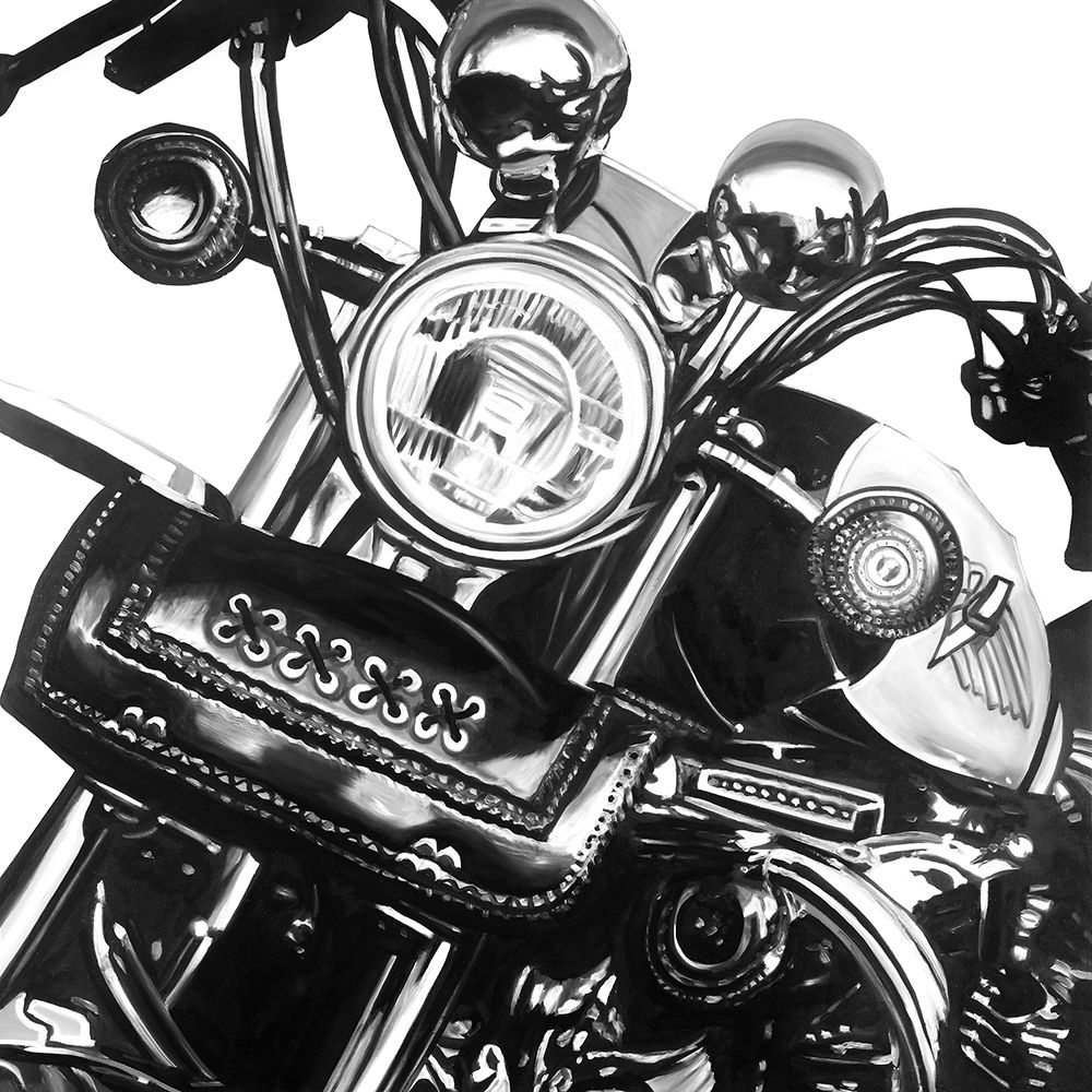Realistic Motorcycle art print by Atelier B Art Studio for $57.95 CAD