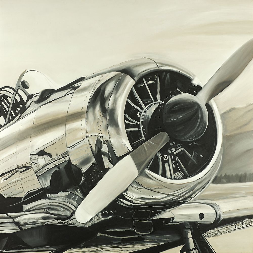 Vintage Aircraft art print by Atelier B Art Studio for $57.95 CAD