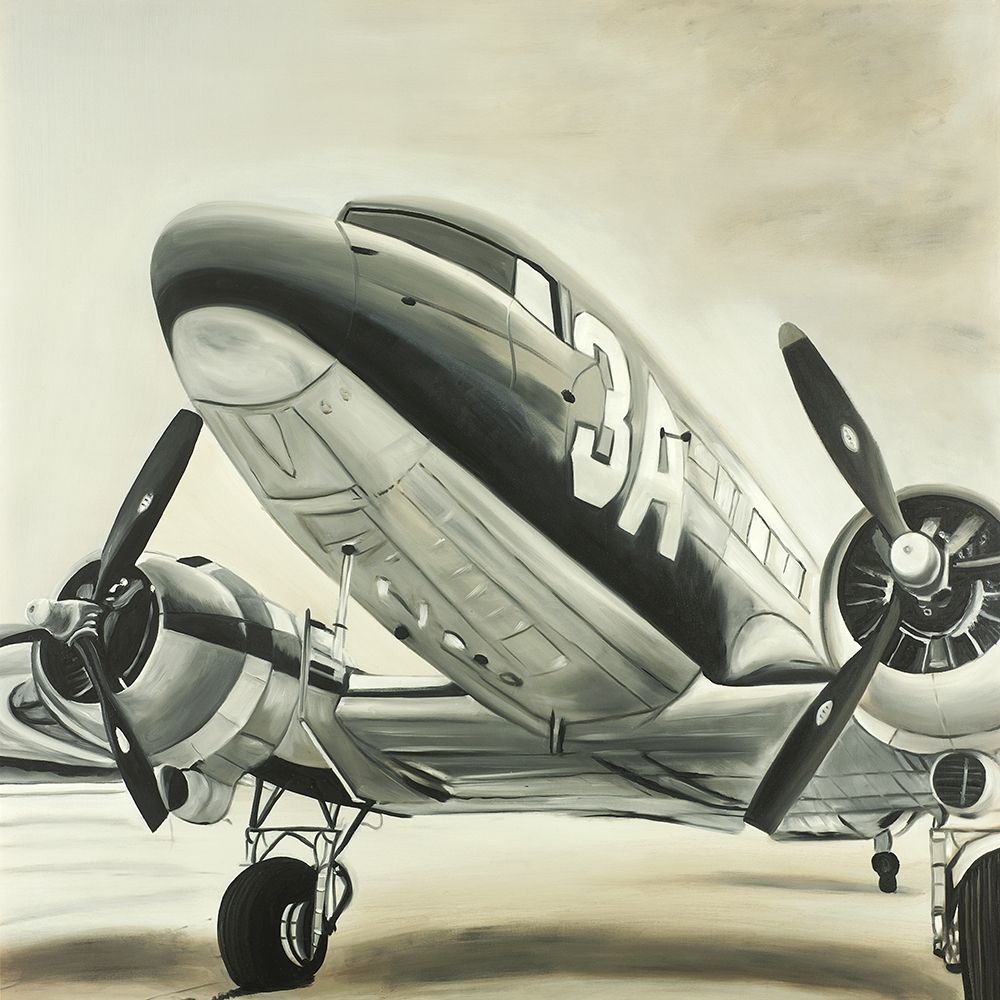 Vintage Airplane art print by Atelier B Art Studio for $57.95 CAD