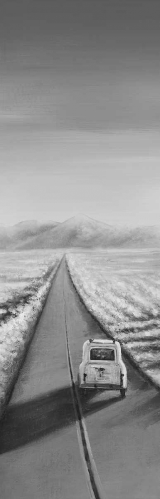 Car on the Road art print by Atelier B Art Studio for $57.95 CAD