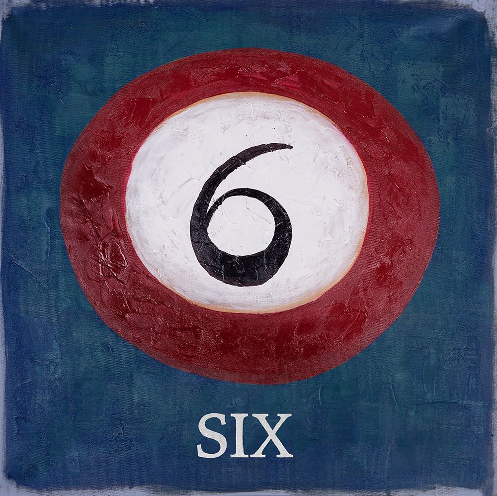 BILLIARD BALL NO6 art print by Atelier B Art Studio for $57.95 CAD