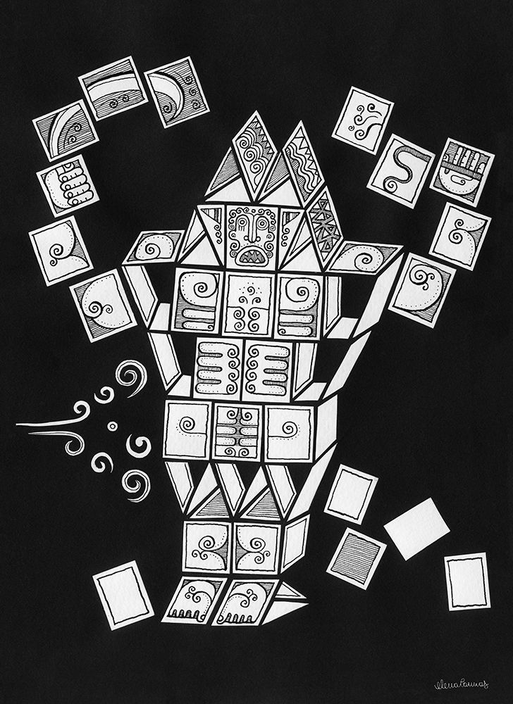 House of Cards art print by Elena Cannas for $57.95 CAD