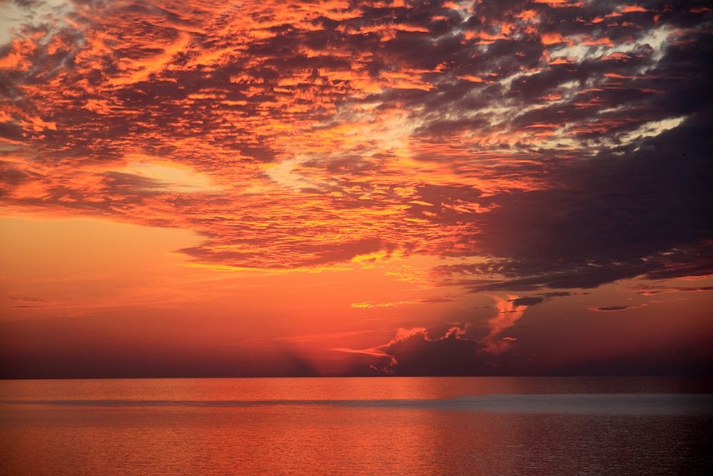 Sunset-sea-red-italy art print by Salvatore Esposito for $57.95 CAD
