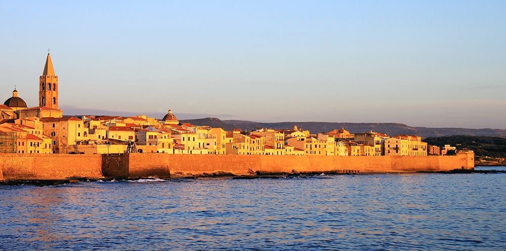 Alghero-ramparts-sunset art print by Salvatore Esposito for $57.95 CAD